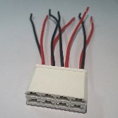 Колодка соед. 8 конт. 6,3мм (штырь) с проводом 0,75мм AVKOPRO AVK4010251-0,75